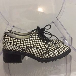 Michael Michael Kors horse hair houndstooth shoes